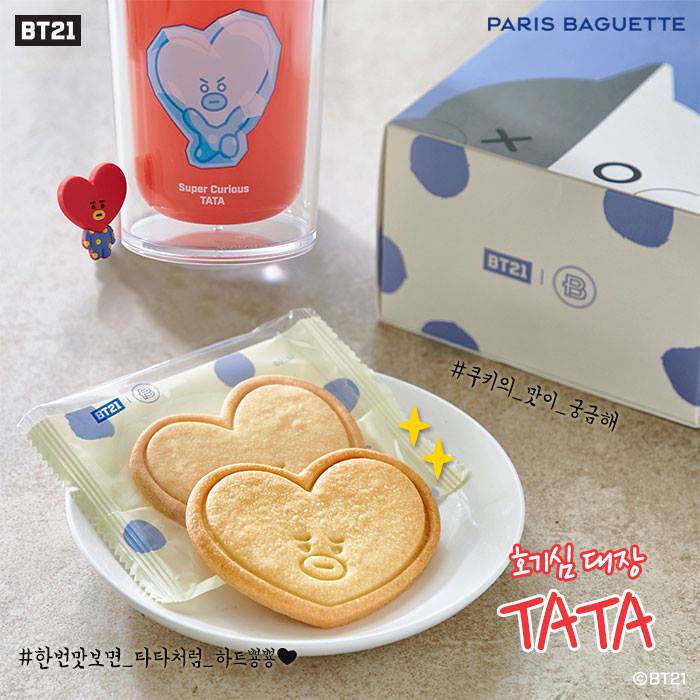 韓國Paris Baguette巴黎貝甜和BTS防彈少年團BT21聯名