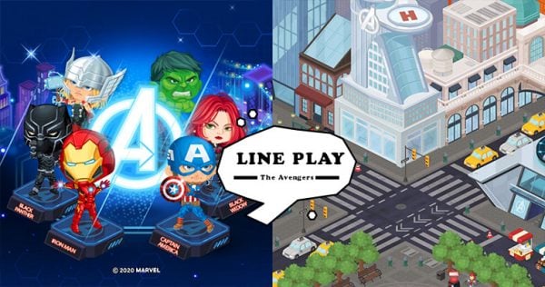 「LINE PLAY」與世界人氣作品『復仇者聯盟』合作開始！限定廣場登場～