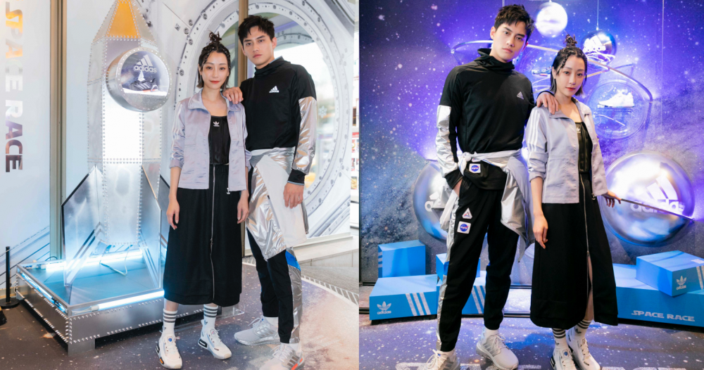 adidas Space Race太空聖誕期間限定店 謝欣穎 范少勳登陸 年末最強拍照基地 不能出國就一起潮上外太空