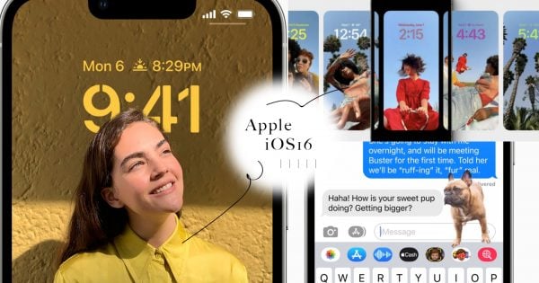 蘋果iOS 16五大更新功能介紹！鎖定畫面自訂字體+小工具，長按圖片就能去背超方便！