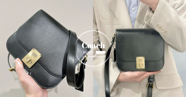 平價入手高級感！爆紅Coach黑金豆腐包，多考慮一秒就搶不到啦！