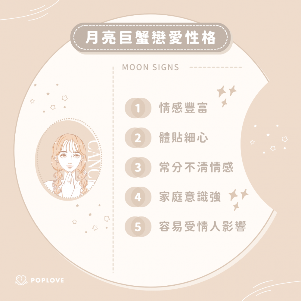 月亮星座戀愛-月亮星座-月亮巨蟹