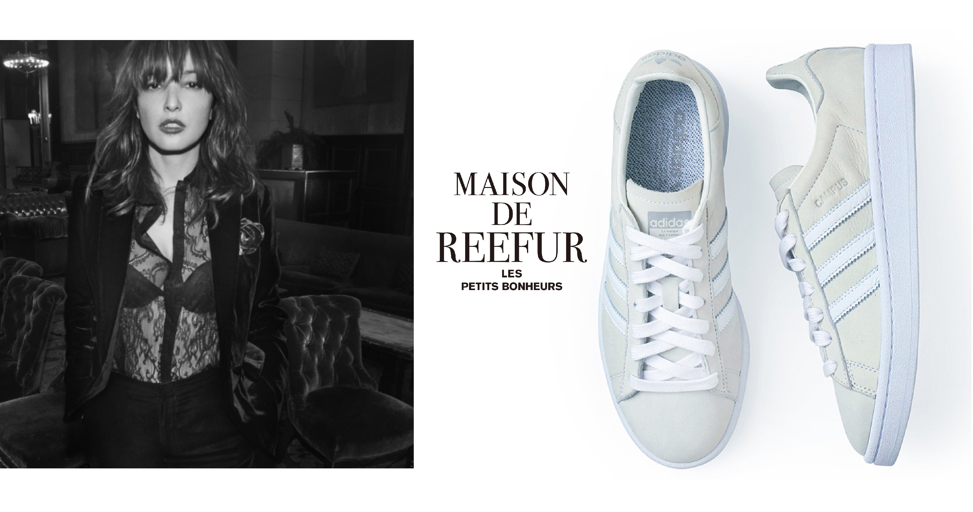 Adidas Originals for MAISON DE REEFUR 「CAMPUS MAISON」 | 日本超模梨花聯名鞋款