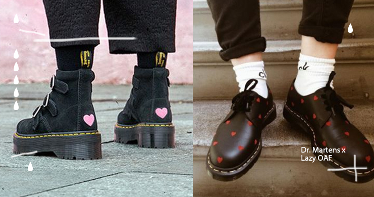 最喜歡的兩個牌子聯合起來欺負我們的錢包 Dr.Martens x Lazy Oaf，但我被欺負的心滿意足阿！